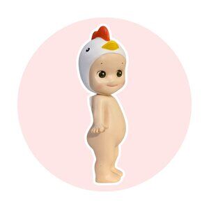 Sonny Angel Action Figure Toy: Cockerel Chicken, 3.25 in.